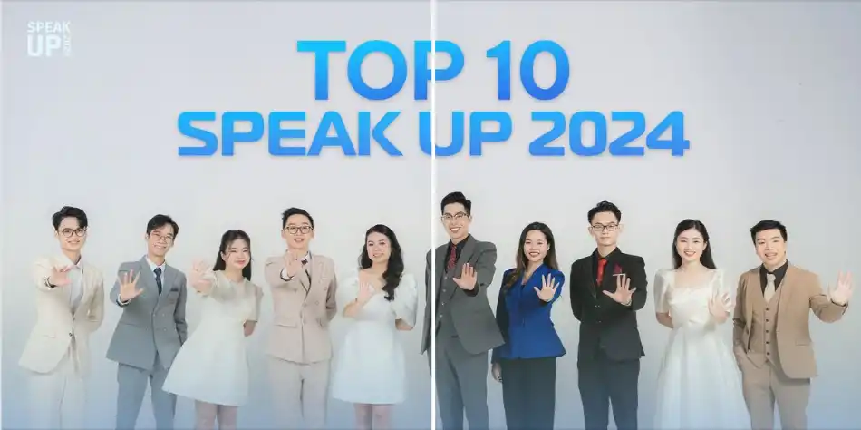 Người dẫn chương trình tài năng - Speak Up 2024 đã chính thức khép lại bằng đêm Chung kết